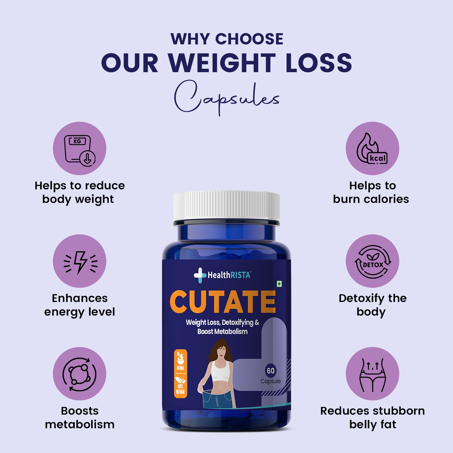 Cutate - Weight Loss, Detoxifying & Boost Metabolism